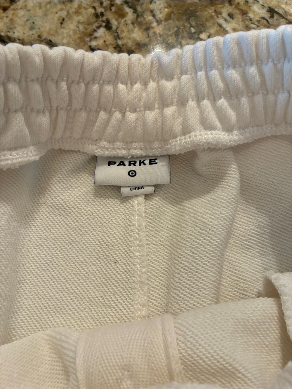 Parke White Wide-Leg Women's Sweatpants - Picture 4 of 5